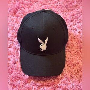 NWT - Black Cap with Bunny Logo